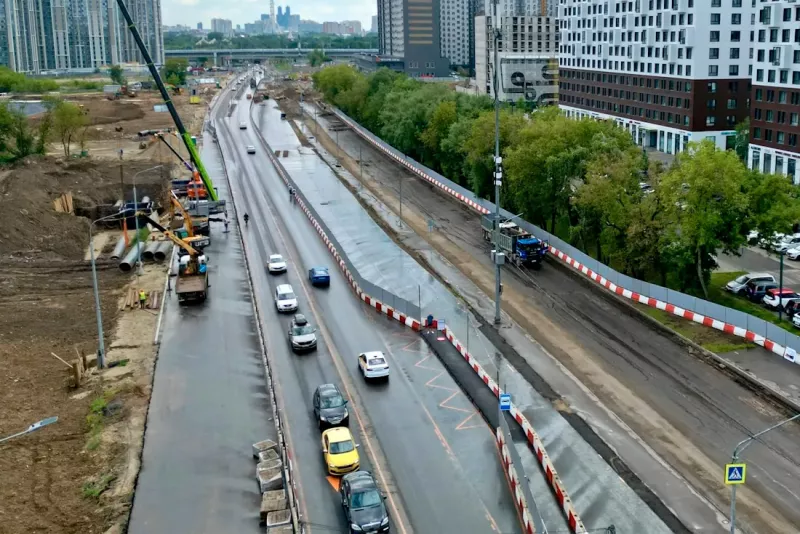 В Москве до конца года построят новые дороги от МСД до Юрловского проезда